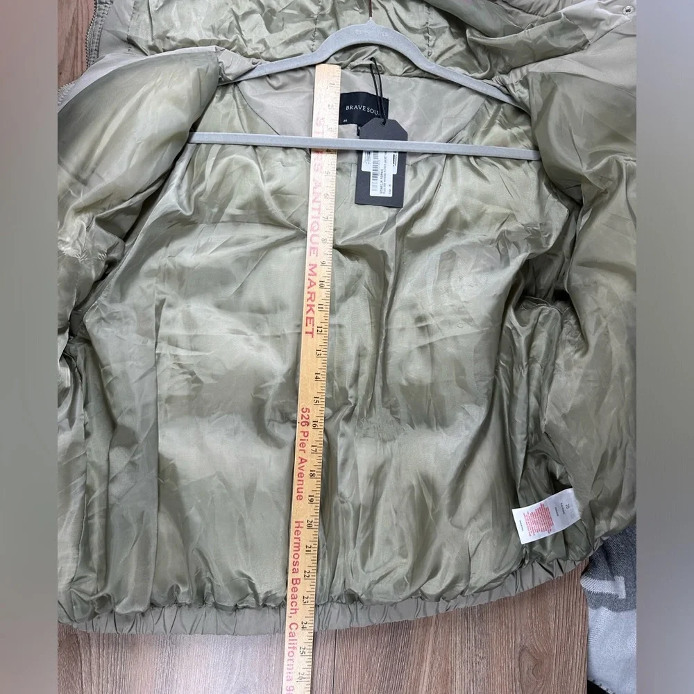 Brave Soul ASOS Fernie Puffer Jacket - Picture 14 of 15